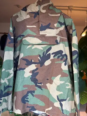 80s 카모 밀리터리 아노락