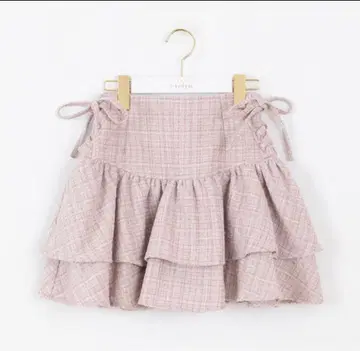 evelyn 레이스업 프릴 스커트