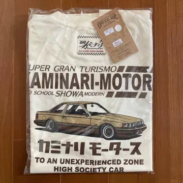 [ 데드스탁 ] 에프상회 카미나리 T셔츠 10소아라 미개봉 새상품 화이트