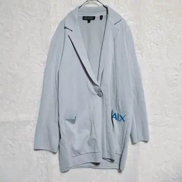 아르마니 익스체인지 AIX 테일러드 자켓 라이트 그레이 S [새상품급]