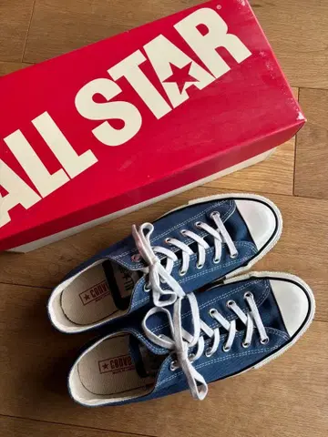 컨버스 올스타J 라이트 네이비 26.5cm 새상품급