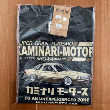 [ 데드스탁 ] 에프상회 카미나리 T셔츠 10 소아라 블랙