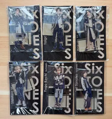 SixTONES 아크릴 스탠드 Fest 아크릴 스탠드 6개 세트