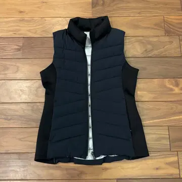 TaylorMade 여성용 다운 베스트 S 블랙