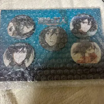 진격의 거인 미카사 장면 사진 캔뱃지 5개 세트