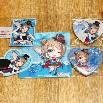 Aqours 와타나베 요 22 카레 캔뱃지 코스터