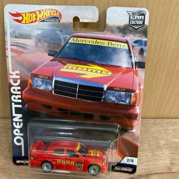핫휠 벤츠 190E 2.5-1.6 momo 컬러