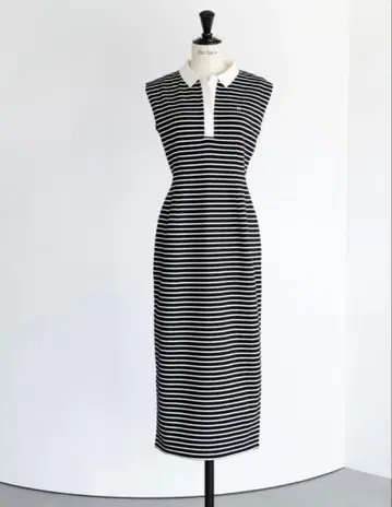 herlipto French Sleeve Polo Long Dress