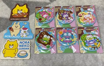 로손 산리오 캔 거울 노라네코 군단 스티커