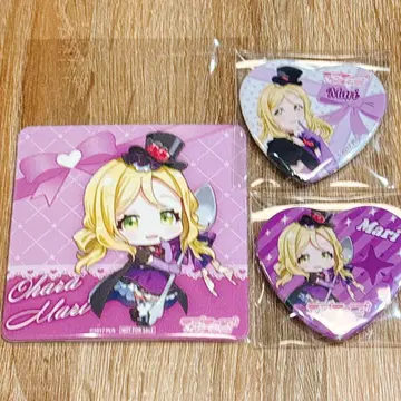 Aqours 오하라 마리 22 카레 캔뱃지 코스터