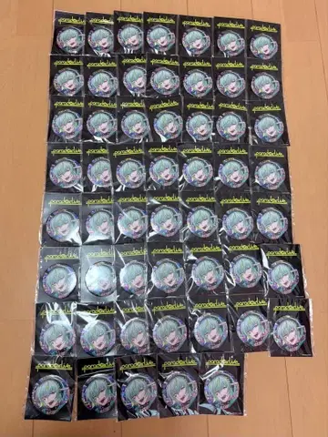 미코시바 켄타 환영 BIG 캔뱃지 54개