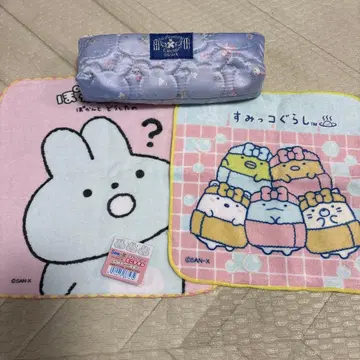 산엑스 손수건 펜 파우치 세트 스밋코구라시 센티멘탈 서커스