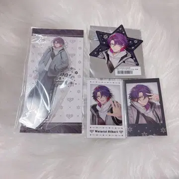 니지산지 와타라이 히바리 윈터 데이트 폴라로이드 아크릴 스탠드