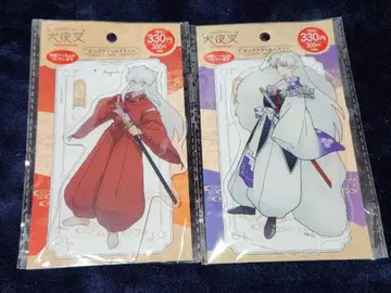 이누야샤 아크릴 스탠드 스티커 멀티 크로스 세트