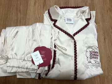 Gelato Pique 레이스 새틴 룸웨어