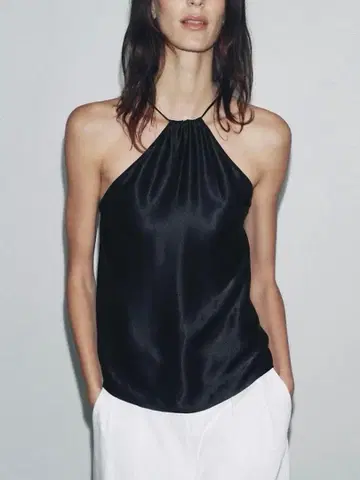 새틴 홀터넥 ZW COLLECTION