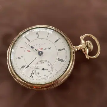 초레어 앤티크 ELGIN 17석 금장 회중시계