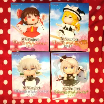 동방 Project 유유코풍 데포르메 피규어 전 4종