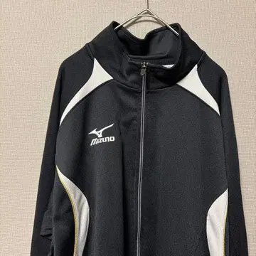 미즈노 트랙 자켓(3L) 블랙 급수 속건 저지 목 옆 메쉬