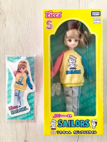 리카짱 복권 세일러즈 리카짱 캐주얼 스타일 덤 포함