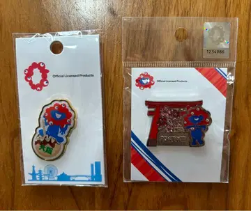 EXPO2025 만박 핀 배지 세트 타코야키, 토리이