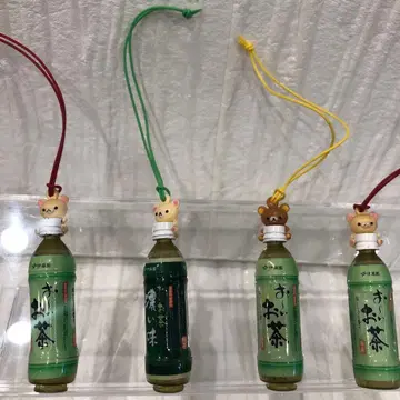 리락쿠마 브라운 보틀 스트랩 4세트