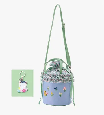 덤 포함 파밀리아 VIP 한정판 숄더백 & 키링 세트