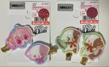 키라링 레볼루션 아크릴 앞머리 클립 나카하라 안 챠오 시마무라