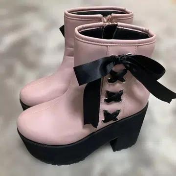 사이드 레이스업 숏부츠 DearMyLove