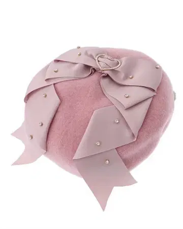 새상품급 LIZ LISA 리본 비쥬 봄바스 베레모