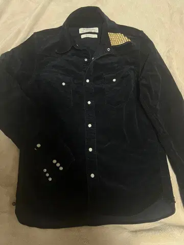 레미 릴리프 REMI RELIEF 코듀로이 스터드 셔츠 M