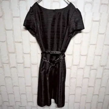 고품질 원피스 수트 반팔 리본 벨트 세레모니 포멀