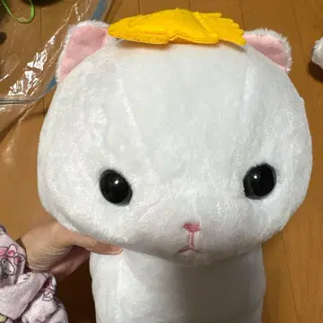 칭마리 만치킨 봉제 인형 화이트 오징어