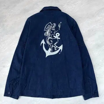 BLACKTOP 데님 자켓 핀업걸 USN걸 34 표기