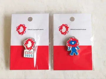 미야쿠미야쿠 핑 배지 2종 간사이 만국 공식 라이선스 로고 마크 핀즈