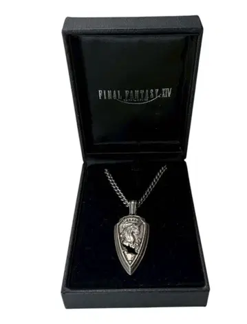 파이널 판타지 14 올슈팡 실버 목걸이 펜던트 방패