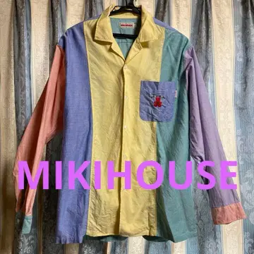 미키하우스 레트로한 컬러풀 셔츠