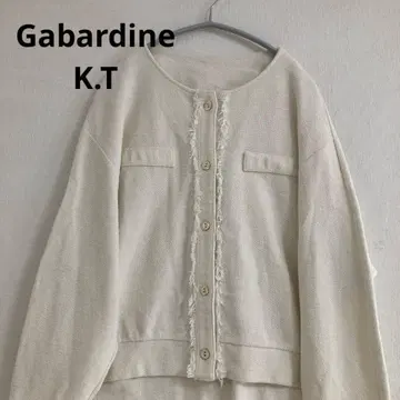 개버딘 K.T 노카라 자켓