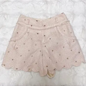 [ Appuweiser-riche ] 스캘럽 트위드 숏팬츠