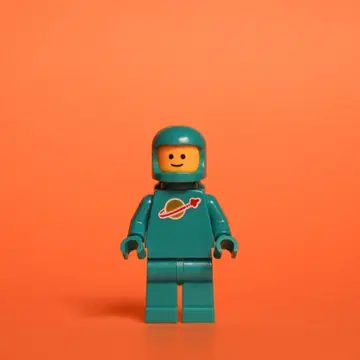 LEGO 우주 비행사 미니 피규어 다크 터콰이즈