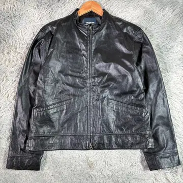 Right-on 라이트온 y2k 싱글 라이더 자켓 카우 가죽