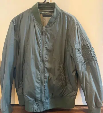 올리브 그린 MA-1 플라이트 자켓