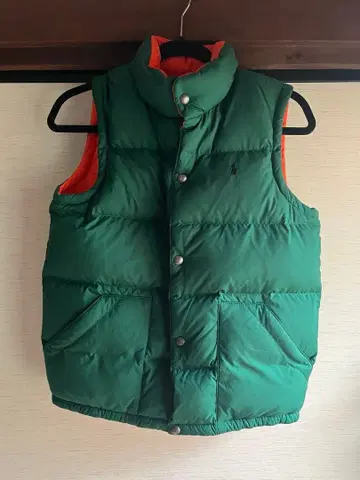 리버서블 다운 베스트 키즈 L 남성용 XS