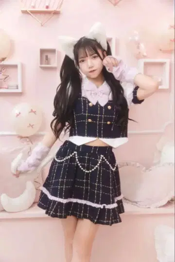 클리어스톤 리리파레 에코리에르캣 코스프레 핑크