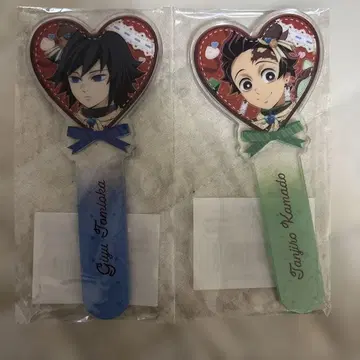 귀멸의 칼날 롤리팝 아크릴 스틱 기유 탄지로