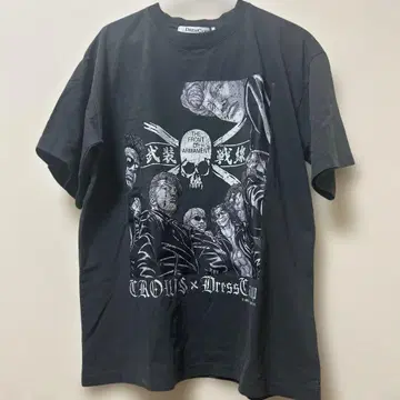 새상품 L dress camp 크로우즈 반팔 t셔츠 무장전선 crows