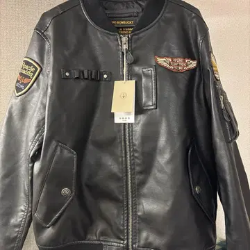 Indian Apache Eagle WarriorMA-1 가죽 자켓