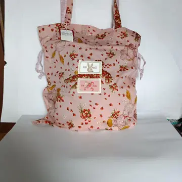 PINK HOUSE (깅엄 토끼) 토트백 택 포함 새상품 완판템