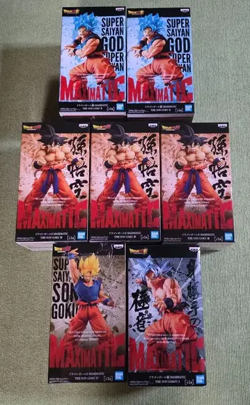 드래곤볼 피규어 MAXIMATIC 손오공 미개봉 7개 프라이스 경품