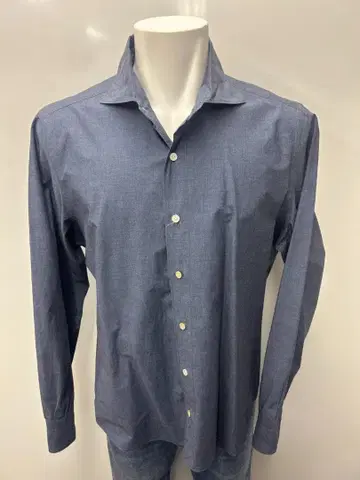 TK003 피나모레 나폴리 샴브레이 셔츠 XL